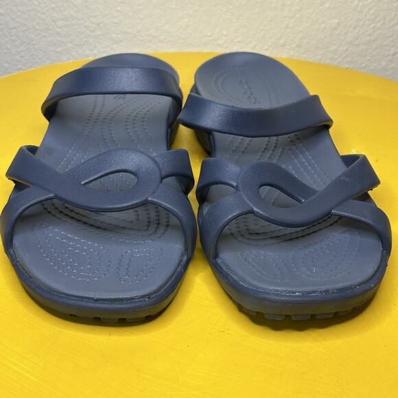 CROCS Navy Blue Sandals - Picture 5 of 15